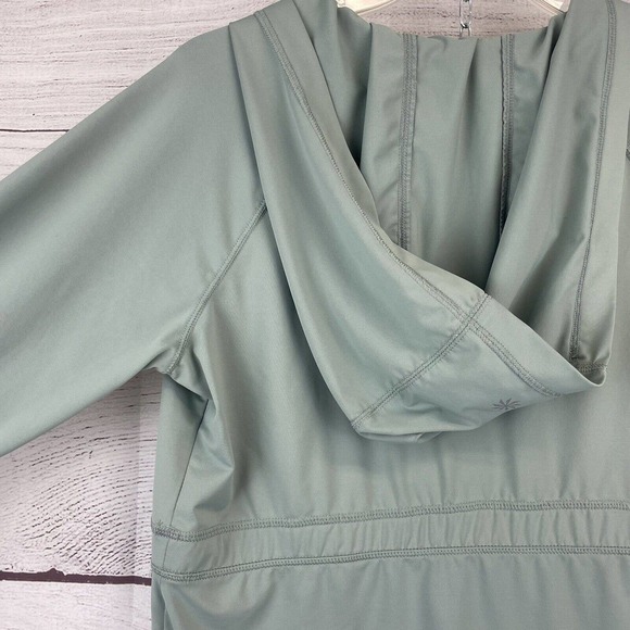 ATHLETA Green Hoodie Top Shirt Pullover Long Sleeve Size M - Picture 8 of 10